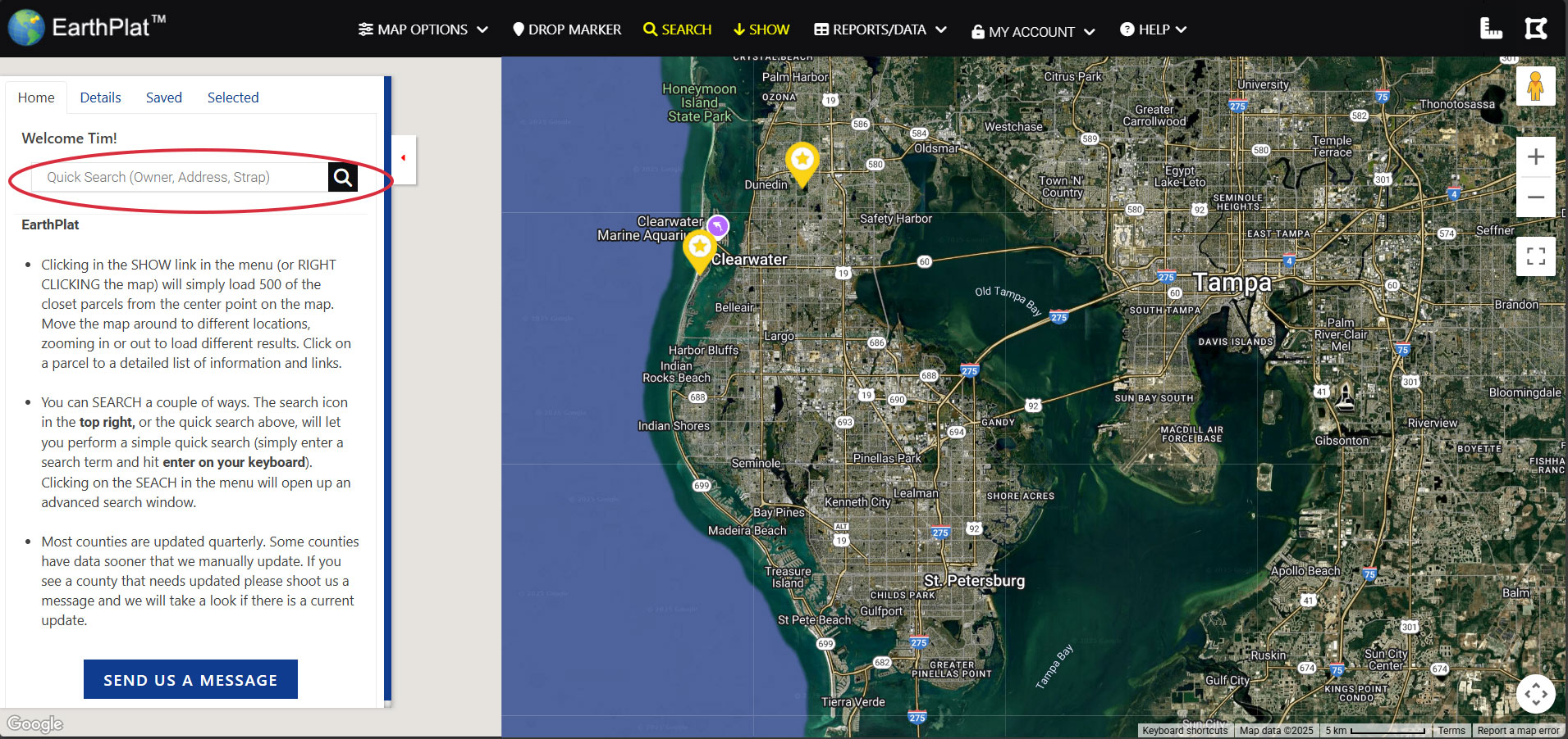 EarthPlat homepage